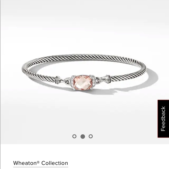 Small morganite David yurman clasp - Picture 2 of 5